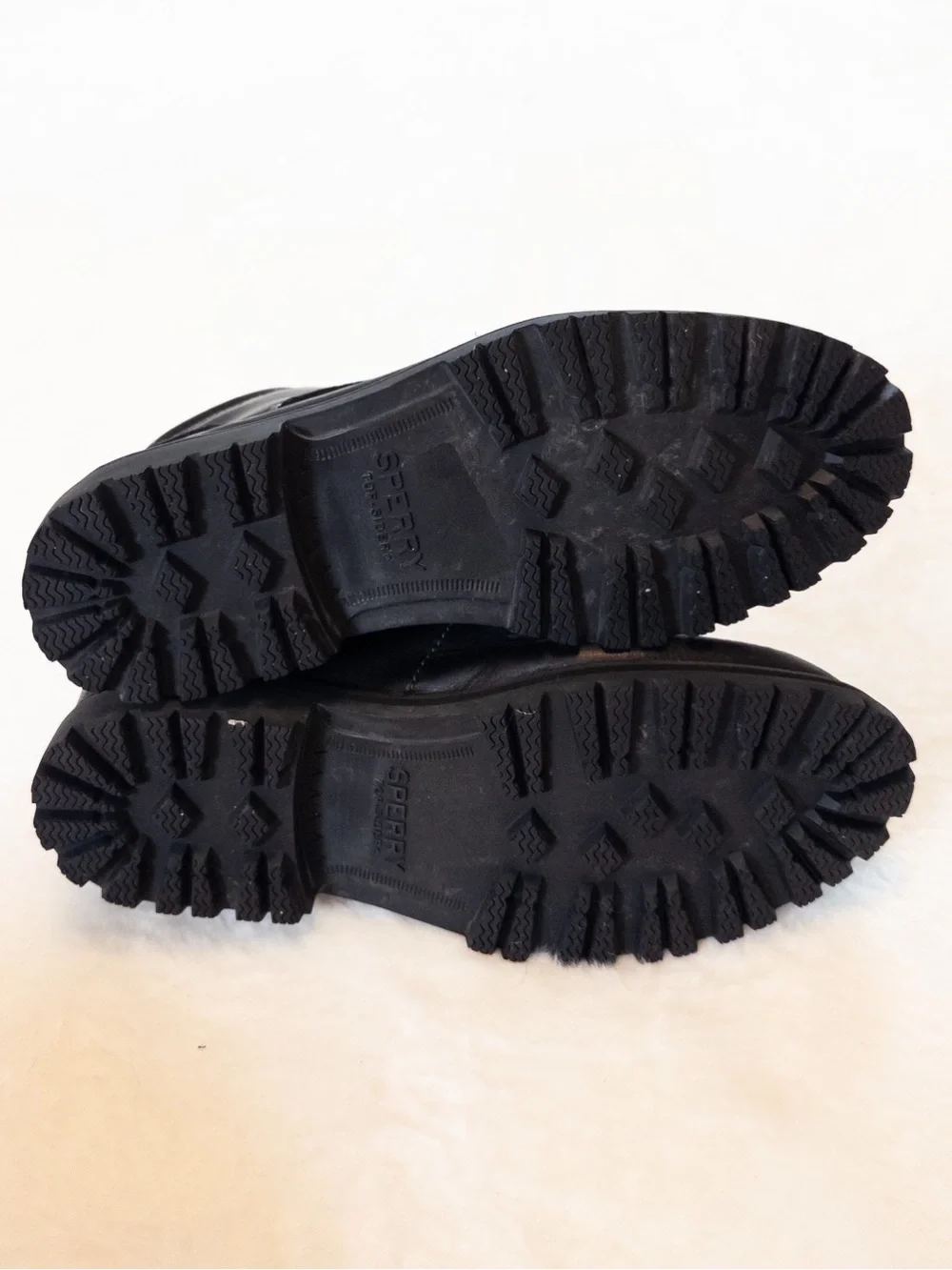 Sperry Top-Sider Waterproof Chukka Boots | Black Leather Buffalo Plaid Men’s 8.5